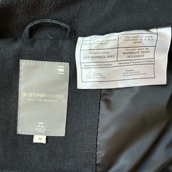 G-STAR RAW Tailor Vest Sleeveless Quited Jacket Lined Womens size : M cotton - Picture 5 of 10